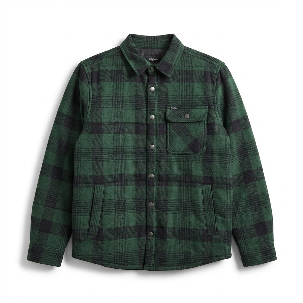 Brixton Men's Forest Checkered Shirt Jacket - Picture 2 of 3